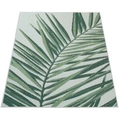 Paco Home Tapis Intérieur Extérieur Vert Beige Motif Palmier Terrasse Balcon Tissage Plat 80x150 Cm 8 Paco Home Tapis Intérieur Extérieur Vert Beige Motif Palmier Terrasse Balcon Tissage Plat 80x150 Cm -Tapis et paillasson Soldes 50623605 4