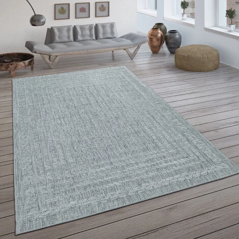 Paco Home Tapis Intérieur & Extérieur Tissé À Plat Avec Motif Scandinave Et Style Sisal Gris Clair 80x150 Cm 1 Paco Home Tapis Intérieur & Extérieur Tissé À Plat Avec Motif Scandinave Et Style Sisal Gris Clair 80x150 Cm