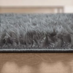 Paco Home Tapis À Poils Hauts, Tapis Flokati Douillet, Uni En Gris Anthracite 80x150 Cm 7 Paco Home Tapis À Poils Hauts, Tapis Flokati Douillet, Uni En Gris Anthracite 80x150 Cm -Tapis et paillasson Soldes 50623670 3