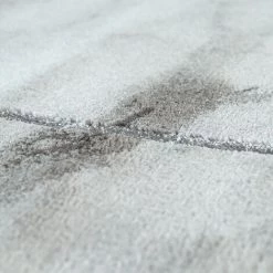 Paco Home Tapis De Salon Gris Argent 3-D-Motif Argent Marbre Lignes Design Poil Ras Robuste 80x150 Cm -Tapis et paillasson Soldes 50623747 3