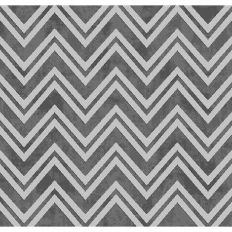 Paco Home Tapis De Salon, Poils Ras Avec Motif Zigzag Et Effet Brillant Gris 80x150 Cm 4 Paco Home Tapis De Salon, Poils Ras Avec Motif Zigzag Et Effet Brillant Gris 80x150 Cm – Image 4