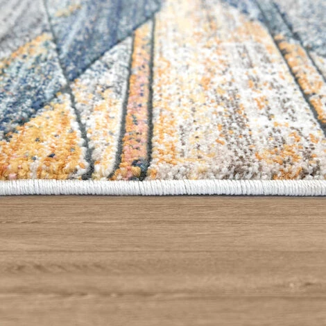 Paco Home Tapis, Tapis À Poils Ras Pour Salon, Design Abstrait, Effet 3D, Coloré 60x100 Cm 3 Paco Home Tapis, Tapis À Poils Ras Pour Salon, Design Abstrait, Effet 3D, Coloré 60x100 Cm – Image 3