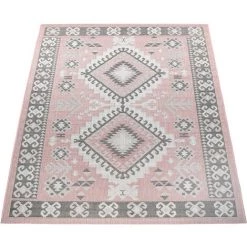 Paco Home Tapis Intérieur & Extérieur, Pour Balcon Et Terrasse, Avec Design Oriental, Rose 80x150 Cm 9 Paco Home Tapis Intérieur & Extérieur, Pour Balcon Et Terrasse, Avec Design Oriental, Rose 80x150 Cm -Tapis et paillasson Soldes 50624028 5