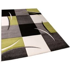 Paco Home Tapis De Créateur Aux Contours Découpés à Carreaux En Vert Noir 60x110 Cm 9 Paco Home Tapis De Créateur Aux Contours Découpés à Carreaux En Vert Noir 60x110 Cm -Tapis et paillasson Soldes 50624329 5