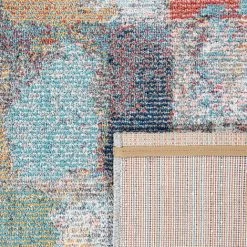 Paco Home Tapis D'Extérieur Balcon Terrasse Vintage Tapis De Cuisine Pastel Beige Rouge Bleu 200x280 Cm 9 Paco Home Tapis D'Extérieur Balcon Terrasse Vintage Tapis De Cuisine Pastel Beige Rouge Bleu 200x280 Cm -Tapis et paillasson Soldes 50624405 5