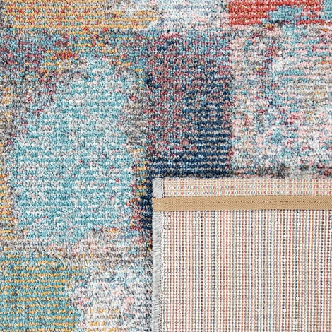 Paco Home Tapis D'Extérieur Balcon Terrasse Vintage Tapis De Cuisine Pastel Beige Rouge Bleu 200x280 Cm 5 Paco Home Tapis D'Extérieur Balcon Terrasse Vintage Tapis De Cuisine Pastel Beige Rouge Bleu 200x280 Cm – Image 5