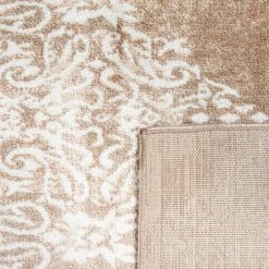 Paco Home Tapis De Salon Poils Ras Avec Motif Oriental Moderne En Beige Marron 80x150 Cm -Tapis et paillasson Soldes 50624485 4