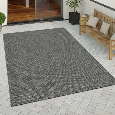 Paco Home Tapis Intérieur Extérieur Tapis Cuisine Design Monochrome Sisal Gris Foncé 80x150 Cm 1 Paco Home Tapis Intérieur Extérieur Tapis Cuisine Design Monochrome Sisal Gris Foncé 80x150 Cm