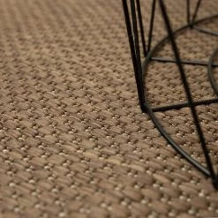 Paco Home Tapis Intérieur Extérieur Tapis Cuisine Design Monochrome Sisal Moderne Marron 60x110 Cm -Tapis et paillasson Soldes 50624543 5