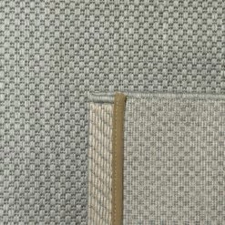 Paco Home Tapis Intérieur Extérieur Tapis Cuisine Design Monochrome Sisal Bordure Gris 120x170 Cm -Tapis et paillasson Soldes 50624559 5