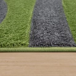 Paco Home Tapis De Salon Poils Ras Motif Ondulé Abstrait Moderne Design 3D Vert Gris 60x100 Cm 7 Paco Home Tapis De Salon Poils Ras Motif Ondulé Abstrait Moderne Design 3D Vert Gris 60x100 Cm -Tapis et paillasson Soldes 50624703 3