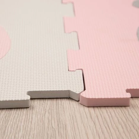 Paco Home Tapis Puzzle Jeux Tapis Mousse Tapis Bébé Fille Chiffres Lettres Pastel Rose 32x32 Cm X 36 Pièces 2 Paco Home Tapis Puzzle Jeux Tapis Mousse Tapis Bébé Fille Chiffres Lettres Pastel Rose 32x32 Cm X 36 Pièces – Image 2