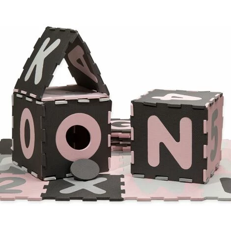 Paco Home Tapis Puzzle Jeux Tapis Mousse Tapis Bébé Fille Chiffres Lettres Pastel Rose 32x32 Cm X 36 Pièces 5 Paco Home Tapis Puzzle Jeux Tapis Mousse Tapis Bébé Fille Chiffres Lettres Pastel Rose 32x32 Cm X 36 Pièces – Image 5