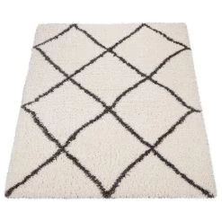 Paco Home Tapis Shaggy Tapis De Salon Poil Long Motif Scandinave Blanc Cassé Gris 60x90 Cm 9 Paco Home Tapis Shaggy Tapis De Salon Poil Long Motif Scandinave Blanc Cassé Gris 60x90 Cm -Tapis et paillasson Soldes 50624958 5