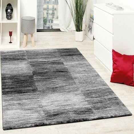 Paco Home Tapis De Créateur Pour Salle De Séjour Modern Motif à Carreaux En Gris Noir 70x250 Cm 1 Paco Home Tapis De Créateur Pour Salle De Séjour Modern Motif à Carreaux En Gris Noir 70x250 Cm