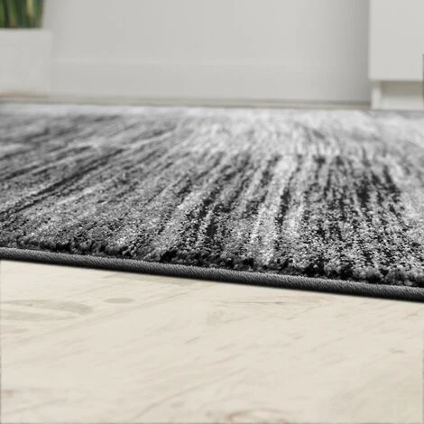 Paco Home Tapis De Créateur Pour Salle De Séjour Modern Motif à Carreaux En Gris Noir 70x250 Cm 3 Paco Home Tapis De Créateur Pour Salle De Séjour Modern Motif à Carreaux En Gris Noir 70x250 Cm – Image 3