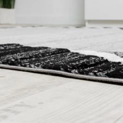 Paco Home Tapis De Salon Moderne Avec Bordure Tapis De Marque Moucheté Gris Noir Crème 190x280 Cm -Tapis et paillasson Soldes 50625390 3