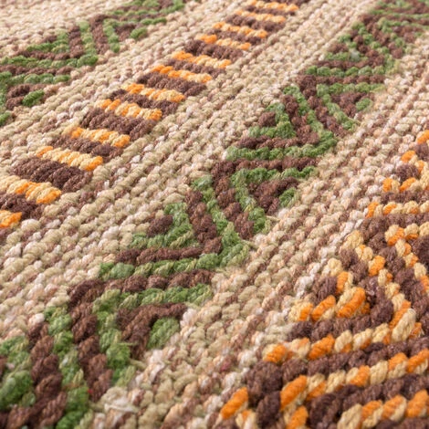 Paco Home Tapis De Créateur Tapis Tissé Kilim Tissé Main 100 % Coton Moderne À Motifs Vert 60x110 Cm 3 Paco Home Tapis De Créateur Tapis Tissé Kilim Tissé Main 100 % Coton Moderne À Motifs Vert 60x110 Cm – Image 3