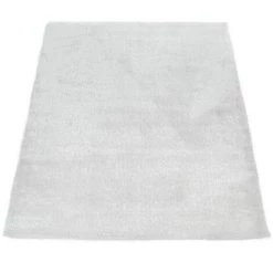 Paco Home Élégant Tapis Shaggy Poils Hauts Uni Moelleux Brillant En Blanc Crème 60x100 Cm -Tapis et paillasson Soldes 50625520 5