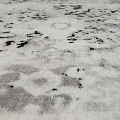 Paco Home Tapis De Créateur Poils Ras Salon Look Vintage Moderne Gris Crème 160x220 Cm -Tapis et paillasson Soldes 50625696 4