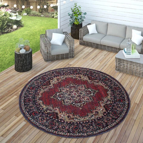 Paco Home Tapis Intérieur Et Extérieur Orient Aspect Bordeaux Rouge 60x100 Cm 2 Paco Home Tapis Intérieur Et Extérieur Orient Aspect Bordeaux Rouge 60x100 Cm – Image 2