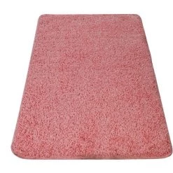 Paco Home Tapis Salle De Bain Moderne Uni Poils Longs Tapis De Bain Antidérapant Rose 60x100 Cm -Tapis et paillasson Soldes 50625752 4