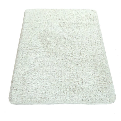 Paco Home Tapis Salle De Bain Moderne Uni Microfibres Moelleux Confortable Blanc 60x100 Cm 4 Paco Home Tapis Salle De Bain Moderne Uni Microfibres Moelleux Confortable Blanc 60x100 Cm – Image 4