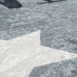 Paco Home Tapis Enfant Chambre Enfant Moderne Lavable Mignon Étoile Inscription Gris Blanc 80x150 Cm -Tapis et paillasson Soldes 50625819 3