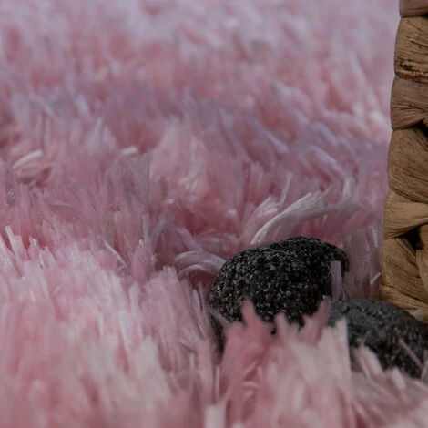 Paco Home Tapis De Bain Moderne Salle De Bain Tapis Shaggy Moelleux Doux Uni Rose 40x55 Cm 3 Paco Home Tapis De Bain Moderne Salle De Bain Tapis Shaggy Moelleux Doux Uni Rose 40x55 Cm – Image 3