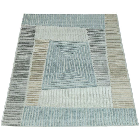 Paco Home Tapis Intérieur Et Extérieur Géométrique Beige Gris 80x150 Cm 5 Paco Home Tapis Intérieur Et Extérieur Géométrique Beige Gris 80x150 Cm – Image 5