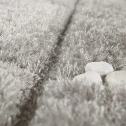 Paco Home Tapis Salon Gris Anthracite Doux Poils Longs Shaggy Moelleux Motif Carreaux 3D 60x100 Cm -Tapis et paillasson Soldes 50625977 3