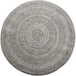 Paco Home Tapis Intérieur Et Extérieur Rond Tissé À Plat Avec Style Sisal Design Scandinave Gris Ø 120 Cm Rond 9 Paco Home Tapis Intérieur Et Extérieur Rond Tissé À Plat Avec Style Sisal Design Scandinave Gris Ø 120 Cm Rond -Tapis et paillasson Soldes 50626109 5