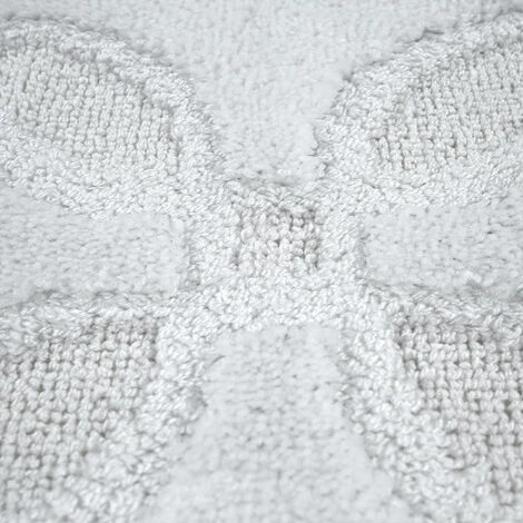 Paco Home Tapis De Bain, Tapis À Poils Ras Pour Salle De Bain Uni Antidérapant, Blanc 50x80 Cm 4 Paco Home Tapis De Bain, Tapis À Poils Ras Pour Salle De Bain Uni Antidérapant, Blanc 50x80 Cm – Image 4