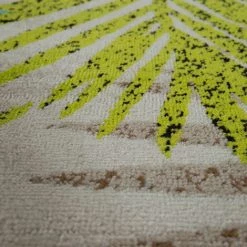 Paco Home Tapis Urbain Jungle Beige Vert Bleu 80x150 Cm -Tapis et paillasson Soldes 50626185 4