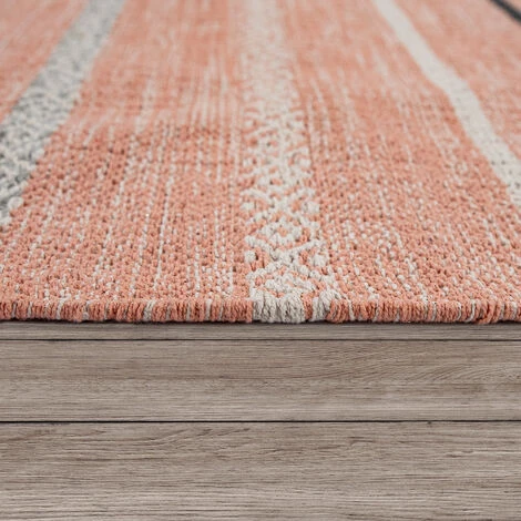 Paco Home Tapis De Salon, Tissage Plat Tissé À La Main Design Ethnique, Rouge Et Abricot 60x110 Cm 2 Paco Home Tapis De Salon, Tissage Plat Tissé À La Main Design Ethnique, Rouge Et Abricot 60x110 Cm – Image 2