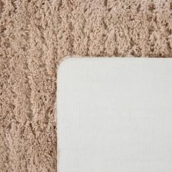 Paco Home Tapis Poils Longs Pour Salon Et Chambre, Shaggy Uni Beige 80x150 Cm -Tapis et paillasson Soldes 50626272 4