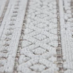 Paco Home Tapis Intérieur & Extérieur Pour Balcon Terrasse Tissé À Plat Style Ethnique 3D Gris 160x220 Cm -Tapis et paillasson Soldes 50626353 3