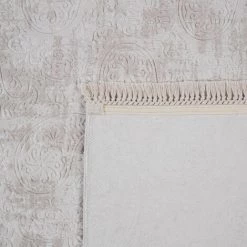 Paco Home Tapis De Salon, Tapis Poils Ras De Salon Au Look Oriental, Lavable, Beige 60x100 Cm -Tapis et paillasson Soldes 50626377 4