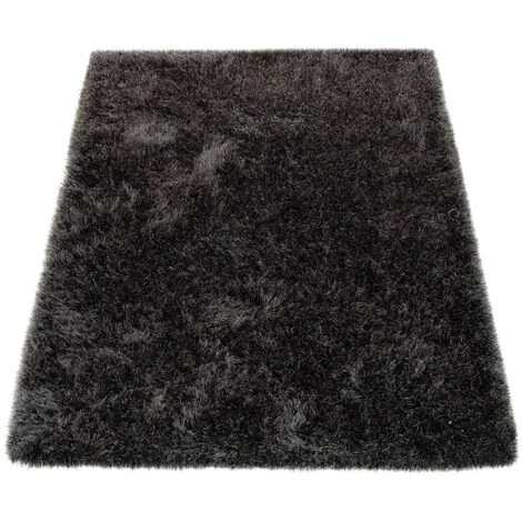 Paco Home Shaggy Poils Hauts Tapis Moderne Doux Fils Brillants Uni Anthracite 60x100 Cm 4 Paco Home Shaggy Poils Hauts Tapis Moderne Doux Fils Brillants Uni Anthracite 60x100 Cm – Image 4