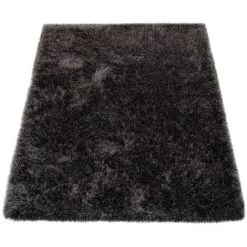 Paco Home Shaggy Poils Hauts Tapis Moderne Doux Fils Brillants Uni Anthracite 60x100 Cm 9 Paco Home Shaggy Poils Hauts Tapis Moderne Doux Fils Brillants Uni Anthracite 60x100 Cm -Tapis et paillasson Soldes 50626476 5