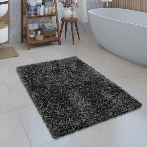 Paco Home Tapis De Bain Moderne Salle De Bain Tapis Shaggy Moelleux Doux Uni Gris 50x80 Cm 1 Paco Home Tapis De Bain Moderne Salle De Bain Tapis Shaggy Moelleux Doux Uni Gris 50x80 Cm