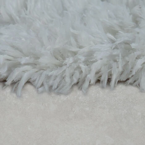 Paco Home Tapis De Bain Moderne Salle De Bain Tapis Shaggy Moelleux Doux Uni Crème Ø 80 Cm Rond 2 Paco Home Tapis De Bain Moderne Salle De Bain Tapis Shaggy Moelleux Doux Uni Crème Ø 80 Cm Rond – Image 2