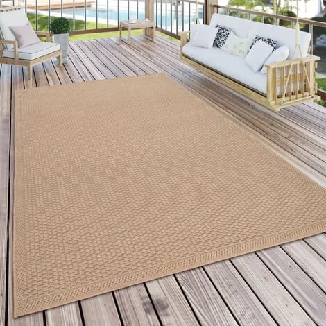 Paco Home Tapis Extérieur Pour Terrasse Et Balcon Tapis Cuisine Monochrome Moderne Beige 60x100 Cm 1 Paco Home Tapis Extérieur Pour Terrasse Et Balcon Tapis Cuisine Monochrome Moderne Beige 60x100 Cm