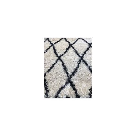 Paco Home Tapis Pour Salon, Tapis Poils Longs Look Scandinave, Losanges, Beige 60x90 Cm 4 Paco Home Tapis Pour Salon, Tapis Poils Longs Look Scandinave, Losanges, Beige 60x90 Cm – Image 4