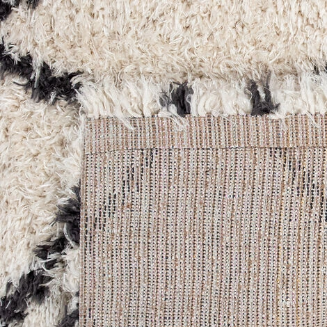 Paco Home Tapis Pour Salon, Tapis Poils Longs Look Scandinave, Losanges, Beige 60x90 Cm 5 Paco Home Tapis Pour Salon, Tapis Poils Longs Look Scandinave, Losanges, Beige 60x90 Cm – Image 5