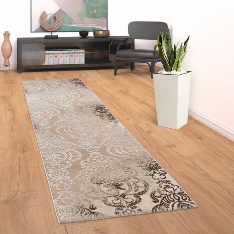Paco Home Tapis Créateur Moderne Motif Orient 3D Tapis Salon Beige Crème 80x150 Cm 2 Paco Home Tapis Créateur Moderne Motif Orient 3D Tapis Salon Beige Crème 80x150 Cm – Image 2