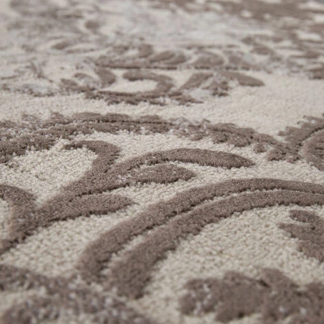 Paco Home Tapis Créateur Moderne Motif Orient 3D Tapis Salon Beige Crème 80x150 Cm 4 Paco Home Tapis Créateur Moderne Motif Orient 3D Tapis Salon Beige Crème 80x150 Cm – Image 4