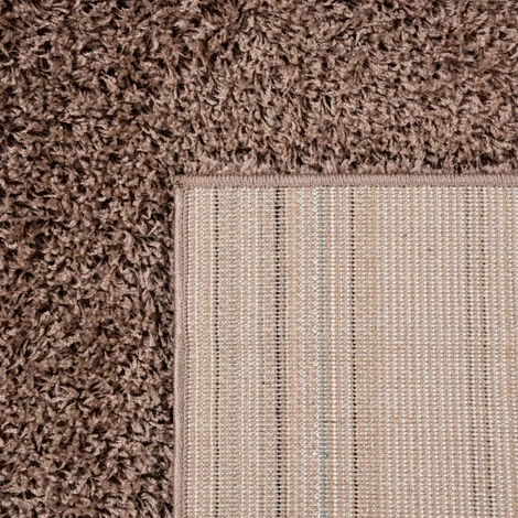 Paco Home Tapis Shaggy Uni Brillant Taupe Ø 120 Cm Rond 5 Paco Home Tapis Shaggy Uni Brillant Taupe Ø 120 Cm Rond – Image 5