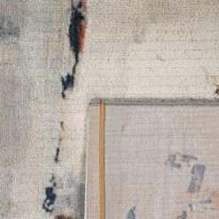 Paco Home Tapis De Salon Vintage Poils Ras Motif Abstrait Dégradé Moderne Beige Gris 80x150 Cm -Tapis et paillasson Soldes 50626845 4