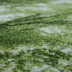 Paco Home Tapis Poils Ras Moderne Végétation Nature Effet Forêt Aspect Vert Blanc 200x290 Cm -Tapis et paillasson Soldes 50626858 4